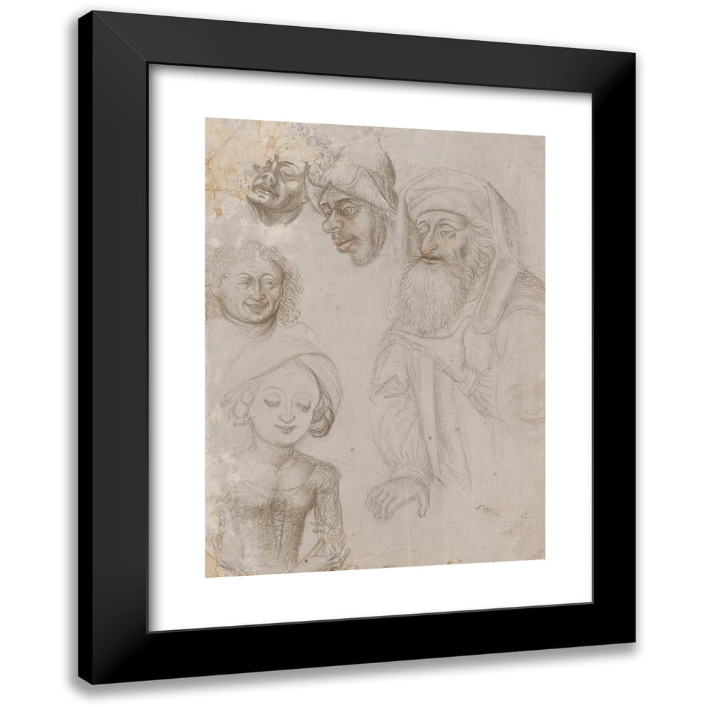 Caspar Isenmann 11x14 Black Modern Framed Museum Art Print Titled