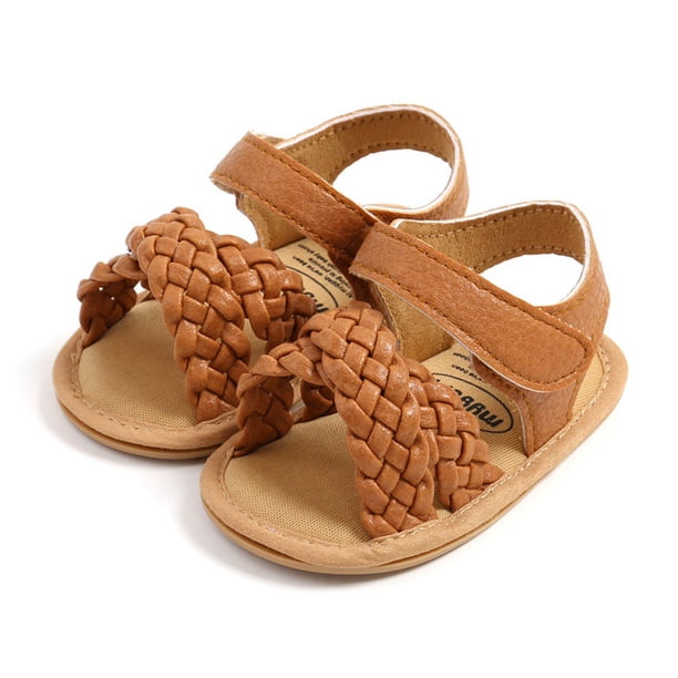 Sandalias De Bebé Niña Zapatos Para Bebés Y Niñas Pisos Para Verano De Cuna De 0 A 18 M