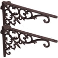thumbnail image 3 of 2 soportes para estante de pared, soportes para estante, soportes flotantes, soportes de hierro para estantes, soportes de hierro para buzón., 3 of 7