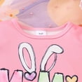 thumbnail image 6 of WOYY Girls Easter Outfits Cute Ruffle Short Sleeve Crew Neck T-Shirt Skirt Set, Sizes 7-8, 6 of 8