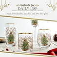 thumbnail image 5 of Spode Christmas Tree 14 Fl. Oz. Double Old Fashion Glass (Set of 4), Polka Dot - Whiskey & Bourbon Glasses for Festive Entertaining, Old-Fashioned & Rocks Glasses for Holiday Drinks, 5 of 7