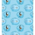 thumbnail image 3 of Ambesonne Winter Duvet Cover Sets, Penguins and Snow Glaciers, 2-Queen, Sky Blue Dark Grey, 3 of 7