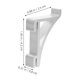 thumbnail image 2 of AURARMLET 20Ud Clips De Aluminio Para Sujetar Estantes En Refrigeradores Y Vitrinas, 2 of 8