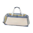 thumbnail image 2 of Bolsa de deporte para gimnasio, equipaje, bolsa de viaje, bolsa de lona para natación, ejercicio al aire libre, hombres y mujeres Beige Azul, 2 of 8