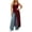 Red, variant on Plus Size Tops for Women Summer Square Neck Sleeveless Asymmetrical Hem Tank Tops Side Split Slim Shirts Tops