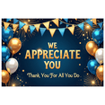 thumbnail image 2 of Decorative Design Appreciation Banner Colorful Balloons Thank You Bunting Flags Celebration Banner for Corporate Events Employee Recognition Parties, 2 of 7