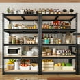 thumbnail image 5 of REIBII 2000LBS Garage Shelving 5-Shelf Boltless Storage Shelf Unit, Holds up to 400 lb Per Shelf, 5 of 7