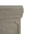 thumbnail image 4 of Christopher Knight Home 19.25" Outdoor Classic Plant Stand with Square Pedestal, Light Gray, 4 of 8
