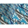 thumbnail image 4 of Ambesonne Abstract Quilted Bedspread Set 3 Pcs, Modern Art Stripes, King Size, Grey Blue White, 4 of 5