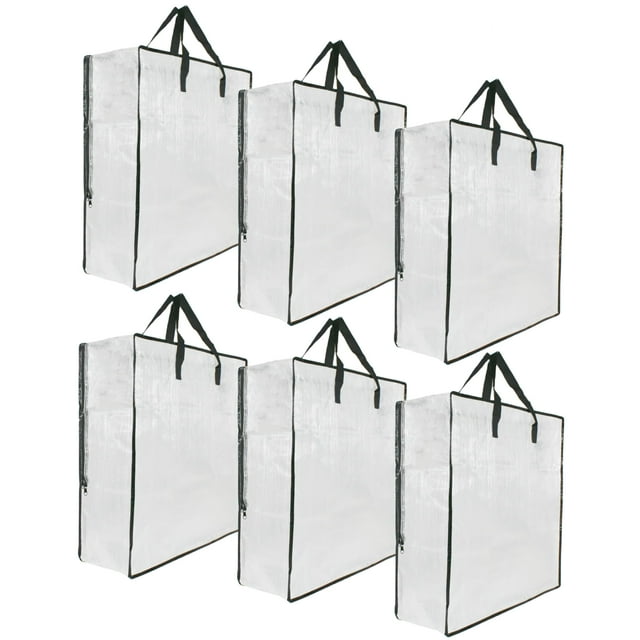 Bolsas de Almacenamiento GONGKANGYU Paquete de 6 con Asa y Cierre, 66x66x22 cm