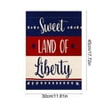 thumbnail image 3 of LanSuare Double-Sided Linen Garden Flag, Patriotic Outdoor Yard Decor, July 4th & Holiday Celebration, Weatherproof Design, 3 of 6