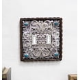 thumbnail image 5 of Set of 2 Western Turquoise Stars Lace Scroll Wall Double Toggle Switch Plates, 5 of 5