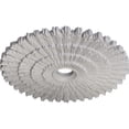 thumbnail image 3 of Ekena Millwork 24 3/4"OD x 3 1/4"ID x 1 7/8"P Eryn Ceiling Medallion (Fits Canopies up to 4"), Hand-Painted Ultra Pure White, 3 of 6