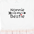 thumbnail image 4 of Inktastic Nonnie is My Bestie Girls Toddler Dress, 4 of 5