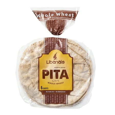 LIBANAIS CLASSIC LEBANESE WHOLE WHEAT BREAD 10" 6 LOAVES