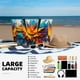 thumbnail image 5 of Fotbe Colorful Paint Print Bolsa de Viaje para Playa - Resistente al Agua, Bolsa Tote de Gran Capacidad y Ligera con 7 Bolsillos para Mujeres y Hombres, 5 of 7