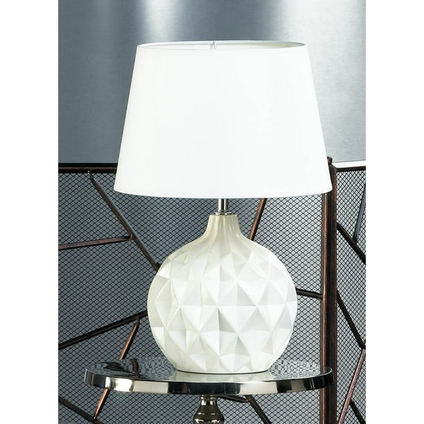 Small Table Lamps Ceramic White Bedside Lamp Modern For Bedrooms
