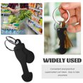 thumbnail image 3 of MOVTOTOP 4 pcs Shopping Trolley Tokens Opener Metal Shopping Trolley Token Portable Shopping Cart Token with Keychains, 3 of 7