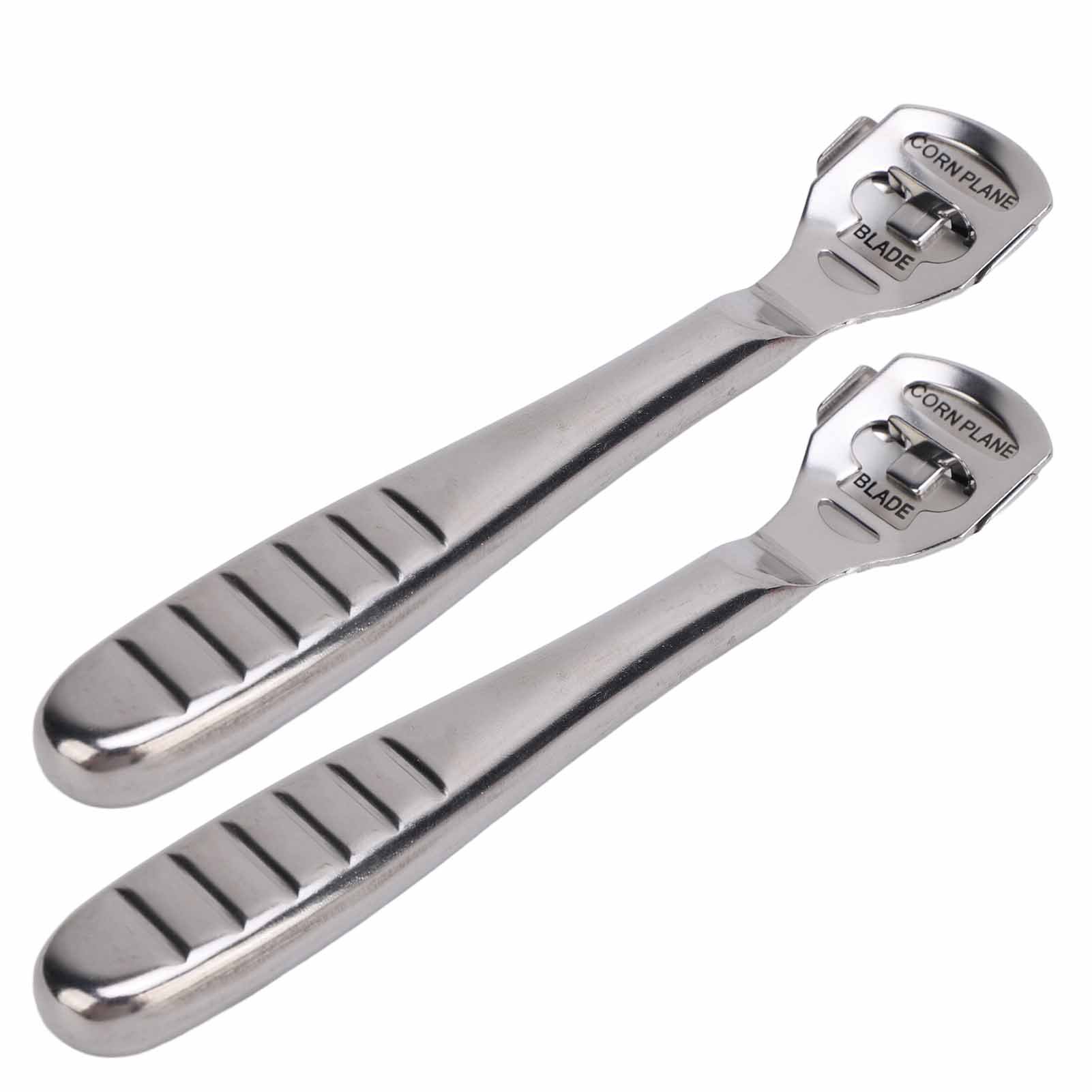 NFTIGB 2pcs Foot Callus Trimmer Anti Slip Ergonomic Handle Stainless Steel Pedicure Callus Remover Feet Care Tools 11.02 inches / 28 cm