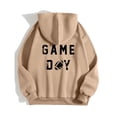 thumbnail image 4 of WEAIXIMIUNG Chandails à Col Rond pour Femmes Motifs Mignons Femmes Décontracté Manches Longues Léger Chandail à Capuchon Chandails à Lettres Graphique Imprimé Chandail à Enfiler Chandails de Football Blouse, 4 of 4