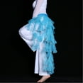 thumbnail image 5 of XIAONU Sparkle Skirt For Women High Low Bow Trim Tulle Skirt Eye-Catching Party Performance Skirts, 5 of 7