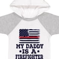 thumbnail image 4 of Inktastic Fireman Daddy is a Firefighter Boys or Girls Baby Bodysuit, 4 of 5