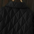 thumbnail image 5 of Women's Winter Coats Sevevn Women Warm Quilted Jackets Long Sleeve Button Up Soild Puffer Jacket Coats With Pockets, 5 of 8