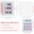 thumbnail image 2 of Mini Money Saving Binder with 25 Envelopes, $1000 Savings Challenge Book, Portable Budget Tool (White, 1 Pack), 2 of 9