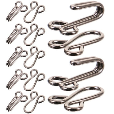 30 Pcs Metal Trousers Hook Buckle Pants Hook And Eye Sewing Fasteners Sew On Snaps