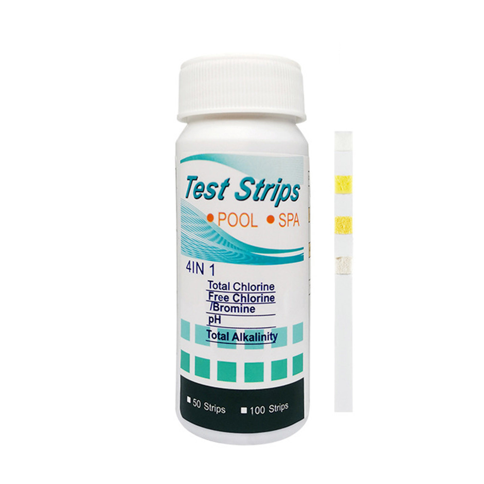 SDJMa Multiple Test Strips 50ct Multiple Parameters Swimming Pool