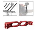 thumbnail image 4 of Brazo de extensión de aluminio Brazo de soporte de montaje de extensión Varilla de extensión de poste de metal 100 mm rojo jinwen Brazo de barra de extensión, 4 of 8
