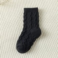 thumbnail image 2 of WEAIXIMIUNG Mens Knee High Socks Stocking Fashionable New Pattern and Solid Color Thickened for Warmth and Comfort In Autumn and Winter Indoor and Outdoor, 2 of 4