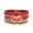Red, variant on HUANLEDASH Lady Bracelet Multi-layered Rhinestone Faux Leather Bohemian Style Braided Heart Lightweight Wrist Jewelry Lady Bangle Rope Wristband