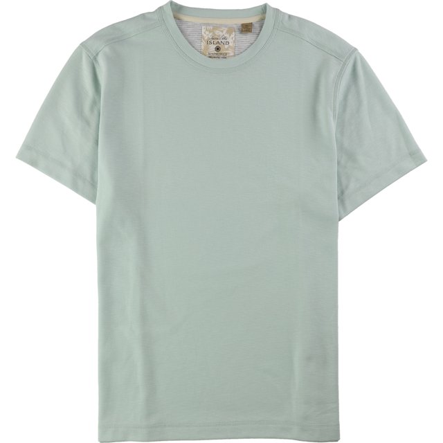Tasso Elba - Camiseta básica de poliéster flameado para hombre, verde, extragrande