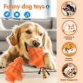 thumbnail image 3 of MASBRILL Christmas Tree Dog Chew Toy for Aggressive Chewers, Durable Dog Chew Toys Best Gift for Small to Large Dogs, Tough Holiday Dog Toys,Orange, 3 of 10