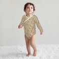 thumbnail image 4 of Xecao Paisley Floral 1 Print Baby unisex-baby Cotton Long-sleeve Bodysuits-3 Months, 4 of 6