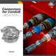 thumbnail image 2 of Conectores de abrazadera para cables, para proteger cables, tipo guía, de aleación de zinc, 2 unidades, 2 of 6