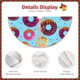 thumbnail image 3 of Fotbe Donuts Pattern Christmas Tree Skirt, Tree Skirts Plush Christmas Decorations, Christmas Tree Skirts Xmas Decorations Holiday Party Decor-48", 3 of 6