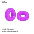 thumbnail image 3 of Uxcell Glasses Ear Grips Anti Slip Eyeglass Ear Hooks Reading Eyeglass Sunglasses Slip Preventer Purple 16 Pair, 3 of 5