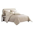 thumbnail image 2 of Dely 8pc Satin King Size Comforter Set with Shams, Reversible Gold, 2 of 7