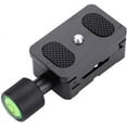 thumbnail image 3 of 30MM Camera Adjustable Clamp + QR Plate - Aluminium Alloy Mini Quick Release Plate - with 1/4 Inch Screw & Bubble Level - Quick Release Plate Clamp - for Arca Swiss Standard Tripod Ball Head, 3 of 8