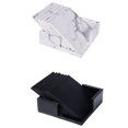 thumbnail image 3 of Electronicheart PU Cuir Carré Boisson Café Tasse Mat Thé Tasse Tampon Table à Manger Set de Table avec Boîte de Rangement, 3 of 6