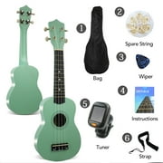 21" Ukulele Rosewood Acoustic Nylon 4 Strings Ukulele Bass Guitar Musical Instrument for beginners or Basic Players