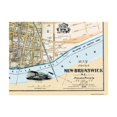 thumbnail image 2 of Historic City Map - New Brunswick New Jersey - Clark 1850 - Vintage Wall Art, 2 of 4