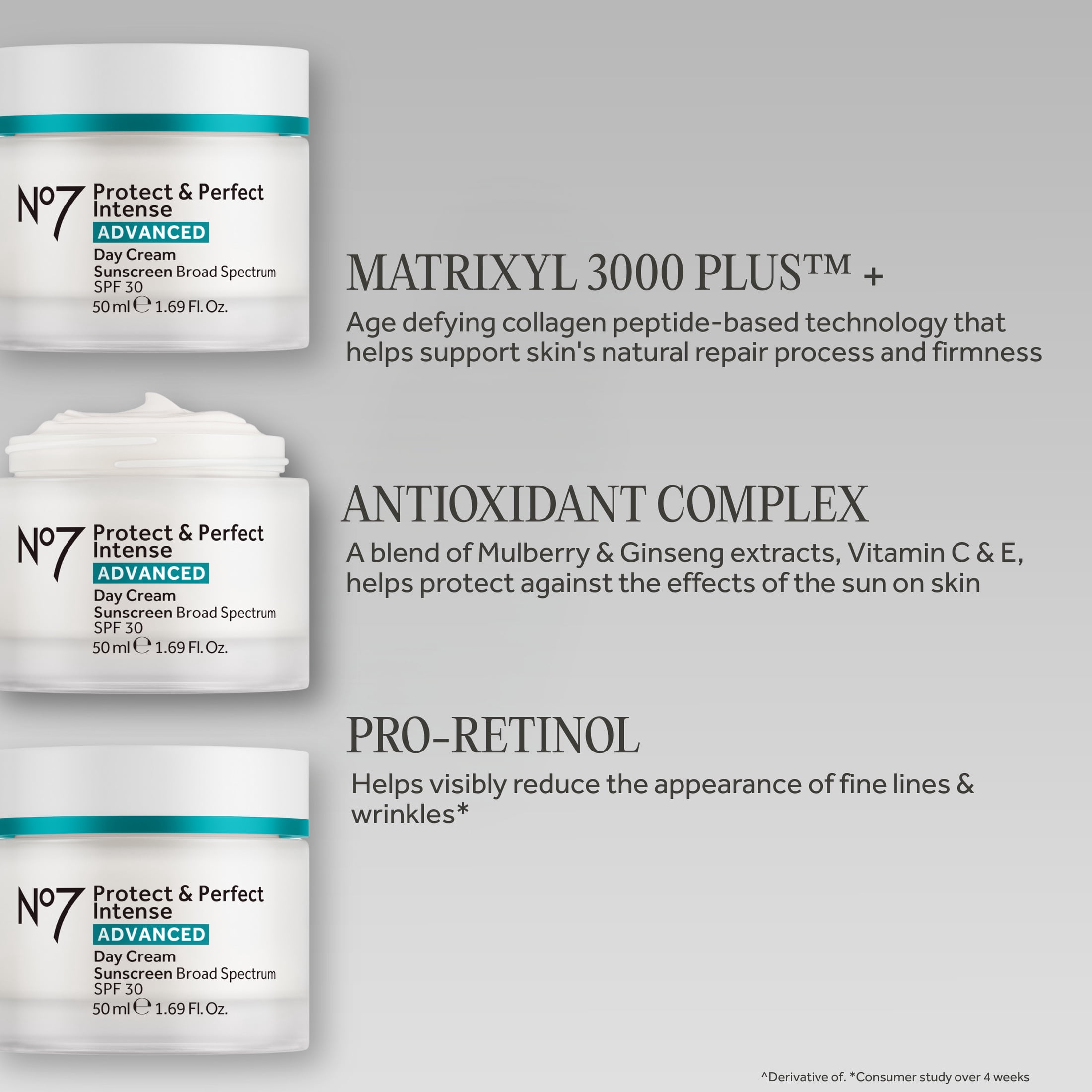 No7 P&PIA Day Cream SPF30 50ml