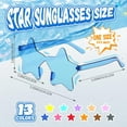 thumbnail image 2 of Gafas de Sol Sin Montura en Forma de Estrella WNSIRVY 26 Pares Colores Dulces, 2 of 6