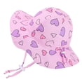 thumbnail image 2 of NIEWTR Toddler Sun Hat UPF 50+ for Kids Baby Girls Boys Lightweight Quick Dry Wide Brim Bucket Hat Breathable Summer Beach Cap(B-Pink,0-6 Months), 2 of 5