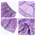 thumbnail image 4 of Mepaouo Girls Sequin Skirt Toddler Pleated Sparkly Tutu Elastic Waist Kids Party Skorts Sizes S-3X, 4 of 4