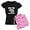 With Pink Camo Pant, variant on - Chubby Unicorn Rhino Pajamas - Women's Dark Pajamas