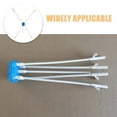thumbnail image 6 of IBASETOY 10Pcs Compact White Desktop Poster Stand Foldable A4 Display Rack for Home and Office Use, 6 of 8